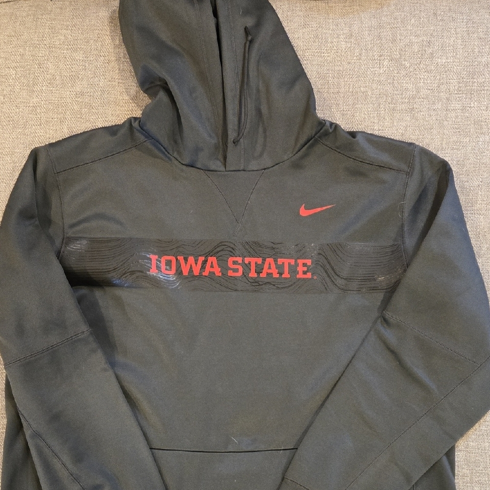 Nike Anthracite Therma Fit  Iowa State Hoodie